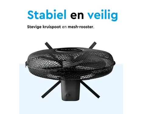 Statiefventilator BRASQ F300 Ø 40cm zwart