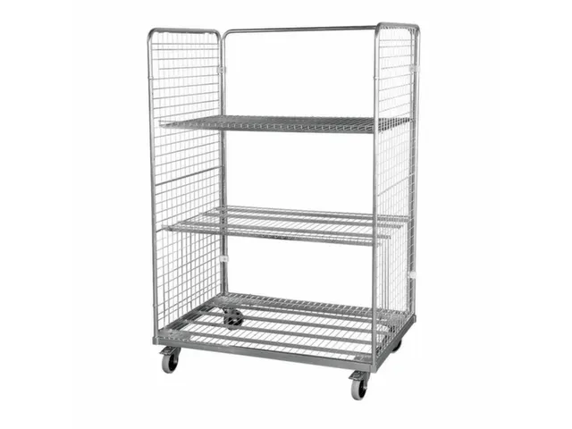 rolcontainer,draagverm. 600kg,HxLxB 1820x800x1200mm,2draadgaaswanden