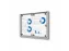 OUTLET Vitrinekast Mededelingenbord Indoor Economy 2xA4 Zilver