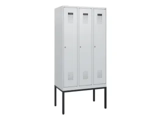 schoollocker,HxBxD 1950x900x500mm,3vak,vak B 300mm,cil.-slot - 2