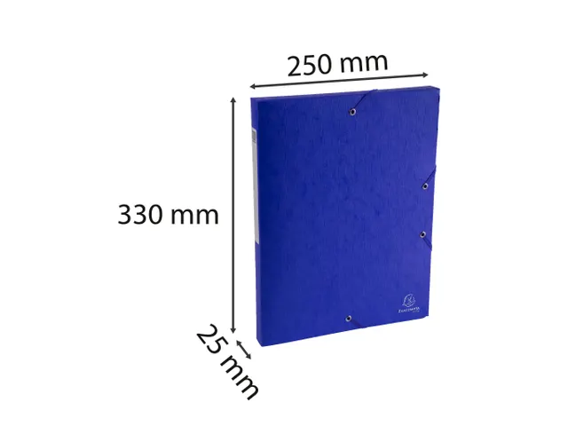 Klasseerdoos Scotten rug 25mm A4 blauw