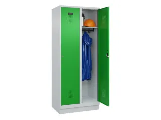 locker,HxBxD 1950x800x500mm,2vak,vak B 400mm,cil.-slot,sokkel - 1