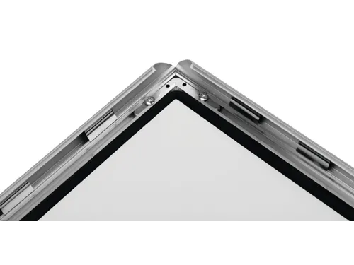 Kliklijst aluminium Outdoor A1 metaal zilver