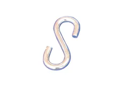 S-haak,v. afzetketting,LxB 55x27mm,staal,geel