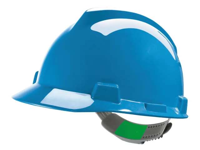 MSA V-Gard veiligheidshelm met Push-Key binnenwerk Blauw