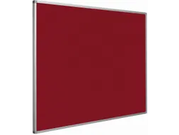 Prikbord Bulletin Rood 120x180cm Softline Profiel 16mm
