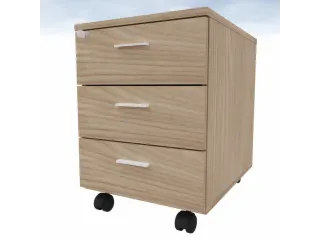 mobiel ladeblok,HxBxD 580x420x560mm,3lade(n),centr. vergrendeling - 4