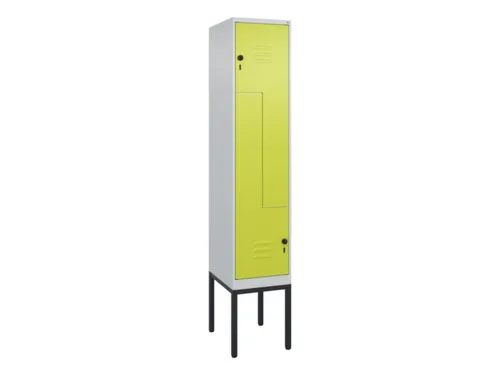 Z-garderobekast,HxBxD 2120x400x500mm,vak B 200/400mm,draaigrendel