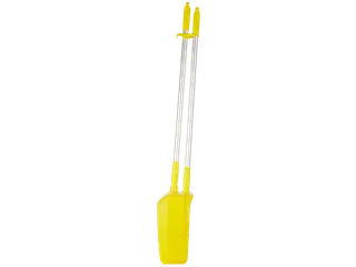 Vikan Hygiene stofblik + veger combinatieset alu steel 840mm Geel - 4
