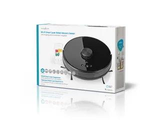 Robotstofzuiger Nedis wifi laser 3-in-1 zwart - 24