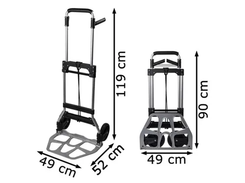 Steekwagen Pavo opvouwbaar aluminium 120kg