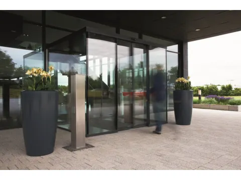 plantenzuil,rond,PE,antracietgrijs,HxØ 900x510mm,35l