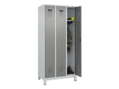 locker,HxBxD 1950x900x500mm,3vak,vak B 300mm,cil.-slot,voeten