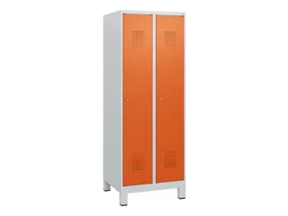 schoollocker,HxBxD 1630x600x500mm,2vak,vak B 300mm,cil.-slot,voeten - 2