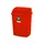 Afvalbak 26 Liter Rood