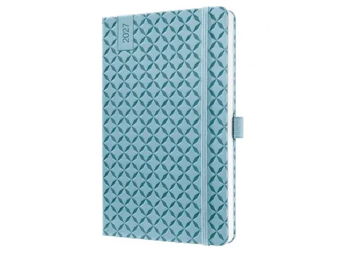 Weekagenda Flair A5 2027 (NL/FR/EN/DU) Sky Blue Hardcover