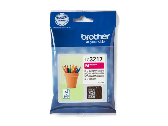 Inktcartridge Brother LC-3217M rood