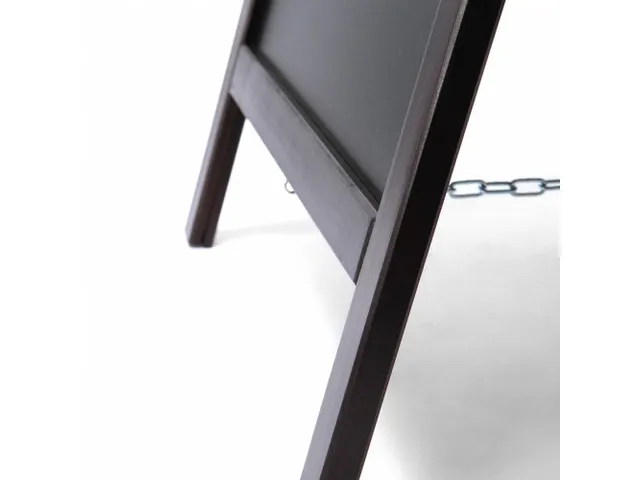 Panneau trottoir Natura Classic bois marron foncé 55x85cm