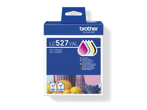 Brother LC-527 Inktcartridges Zwart + 3 Kleuren