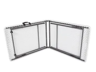 Vouwtafel weerbestendige Klaptafel 180x70x74cm HDPE Wit - 7