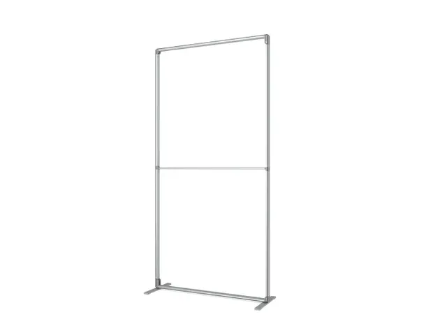 FlexFrame Modulair systeem beurswand 100x200cm Zilver frame