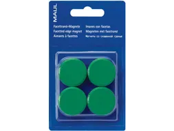 Magneet Maulsolid, Diameter 32 Mm, Groen, 4 Stuks