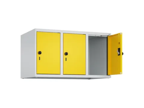 opzetkast,v. locker,3vak.,vak B 300mm,HxBxD 500x900x500mm,draaigrendel