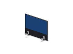 opzetpaneel bureau aanbouw aan de zijkant CC-zwart BN6016-blauw 600mm