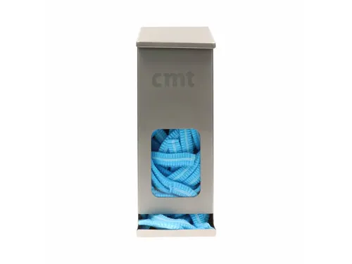 Haarnet Pp Non Woven Clip Cap Blauw 58cm 2-elastiek Detectable 1000 St