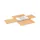Wikkelverpakking 330x250x60mm Enkelgolf bruin A4+ pak van 50 stuks