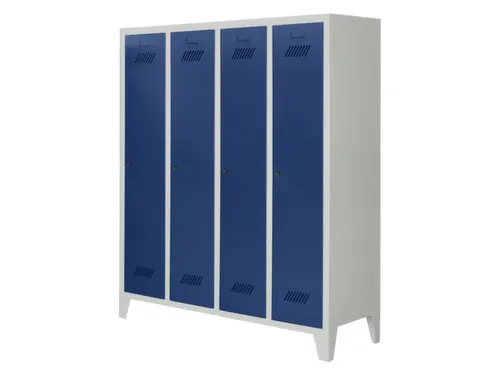 lockerkast v. kinderen,HxBxD 1600x1230x500mm,RAL7035,front RAL5010
