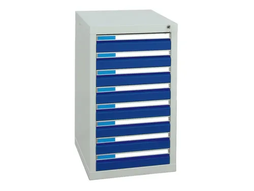 ladekast,HxBxD 900x500x500mm,8lade(n),centr. vergrendeling