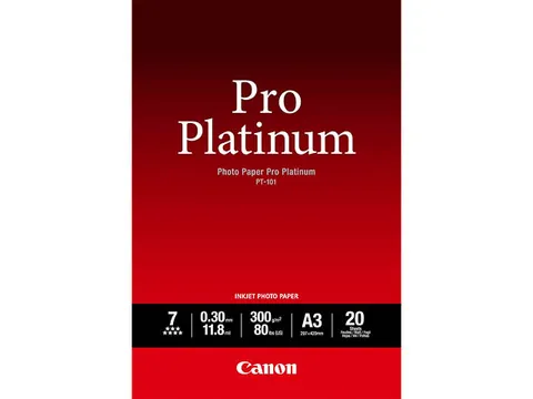 Pt 101 Canon Fotopapier A3 300 Gram Mat Glossy
