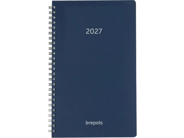 agenda Breform Polyprop 6-talig, blauw, 2026