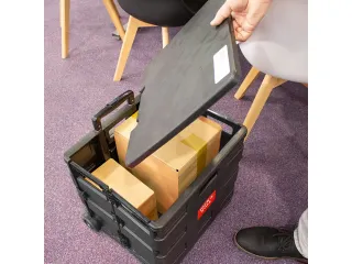 Deksel Seco Zwart voor opvouwbaar krat - 4