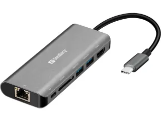 Usb-C Dock Hdmi+Lan+Sd+Usb100W - 1