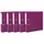 Pak 5 ordners PP/PP A4 80mm fuchsia PP A4 80mm FUCHSIA