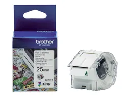 Labeletiket Brother CZ-1004 25mmX5m kleur opdruk