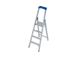 Ladder Aluminium Bordes H 0 95M 4Treden Incl. Bordes