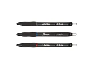 Gelschrijver Sharpie S-Gel Medium punt 0.7mm Blister 3 kleuren - 5