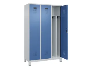 locker voor scheiding van kleding,HxBxD 1950x1200x500mm,3vak - 1
