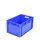Euronorm Stapelkrat Pp 320x600x400mm Wand/bodem Gesloten Blauw 65l