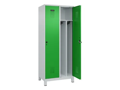 locker voor scheiding van kleding,HxBxD 1950x800x500mm,2vak