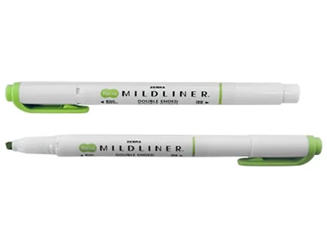 MILDLINER markeerstift groen dubbele punt