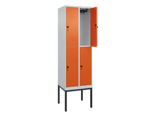dubbeldekse locker,HxBxD 2120x600x500mm,2x2vak.,vak B 300mm - 2