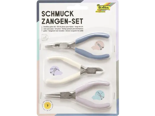 Sierraden tangen Folia set á 3 stuks