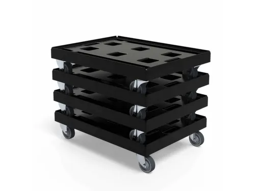 dolly,draagverm. 300kg,laadvl. LxB 602x804mm,platform doorbroken