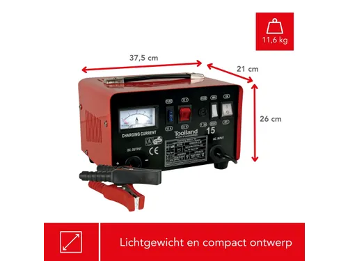 Lader Voor 12/24 V Lood-Zuurbatterijen - Met Boostfunctie - 20 A