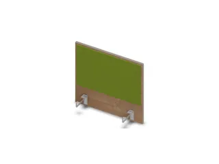 opzetpaneel bureau aanbouw zijkant NT-cherry BN7048-groen 600mm - 1