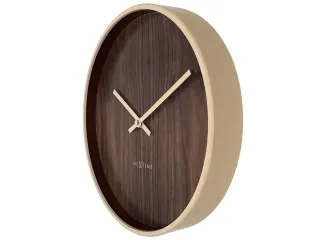 Wandklok NeXtime Oslo 30 cm bruin - 3